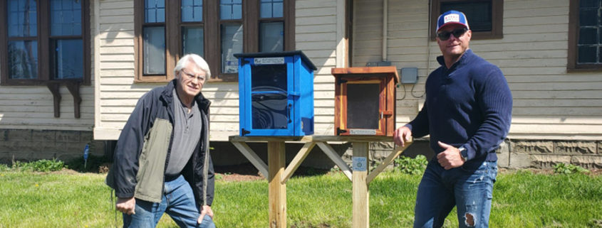TEMA installs Little Library boxes.