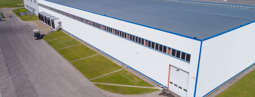 Warehouse Building Roofing Job